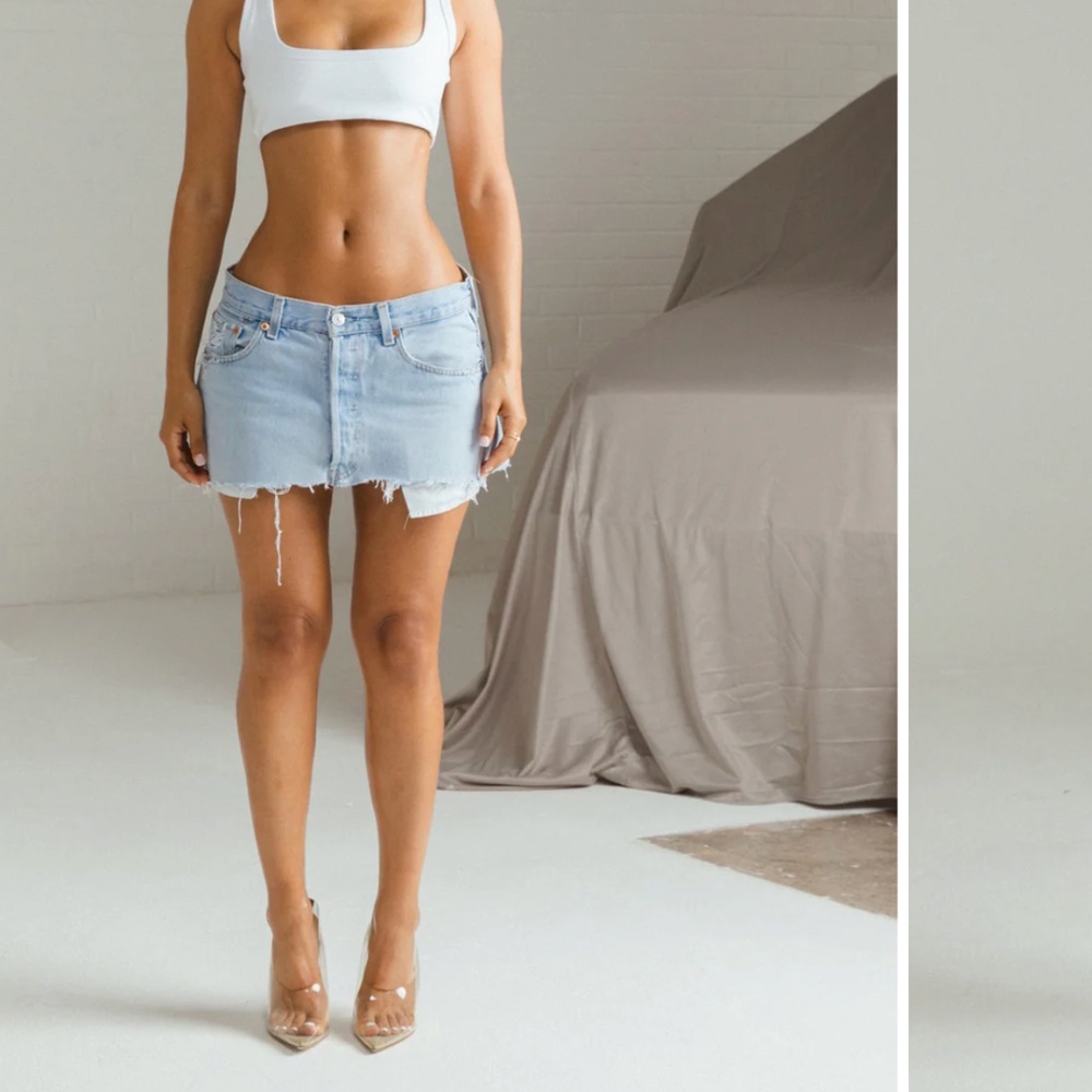 Jean Vintage mini skirt